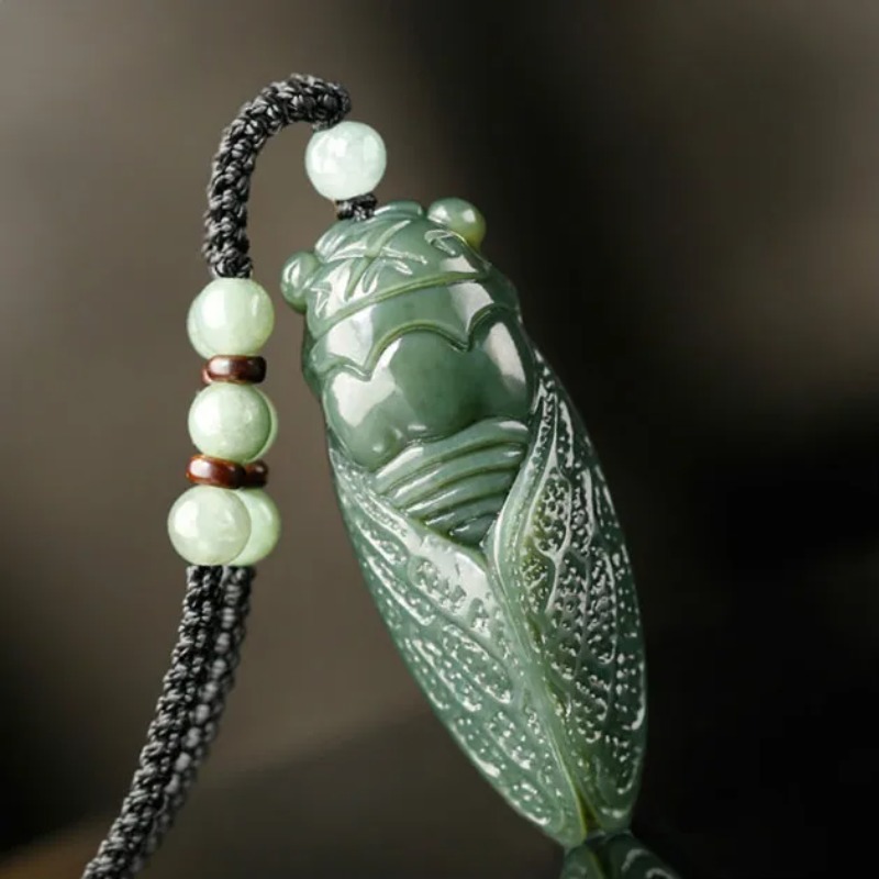 Men'S Mens Accessories - Natural Hetian Jade Cicada Pendant Beads