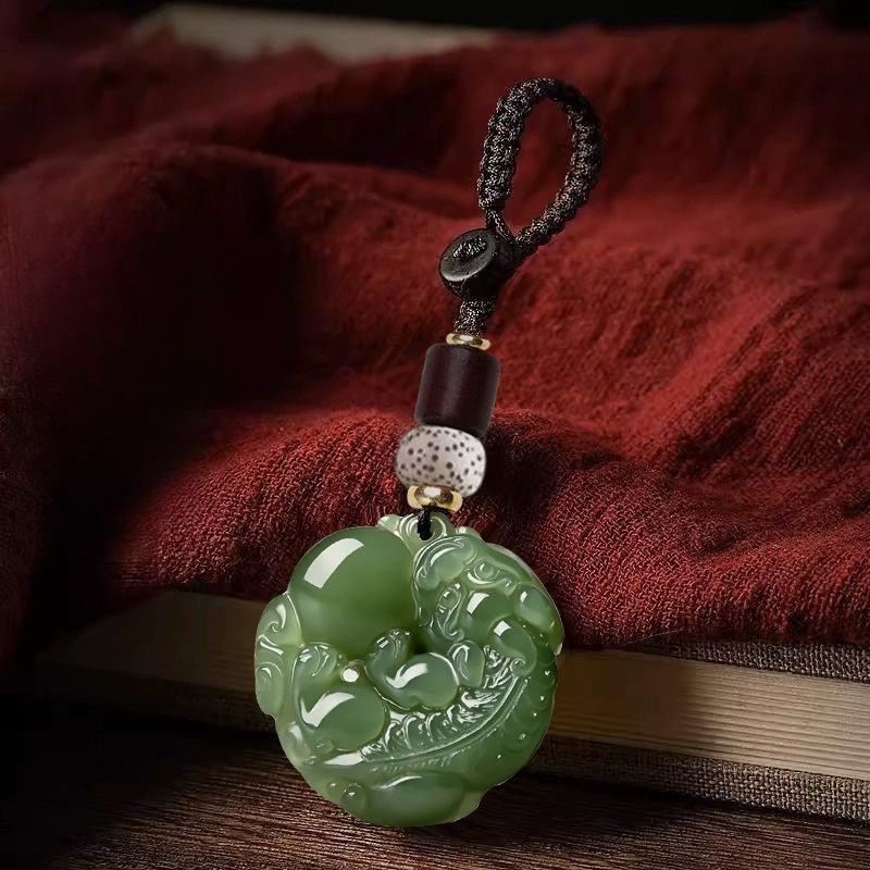 Men Accessories Ethnic - China-Chic Style Pixiu Key Chain Bag