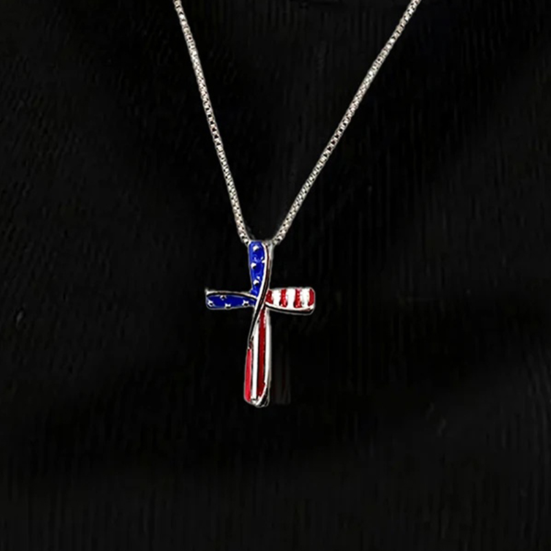 Men Accessories Ethnic - Huitan Trendy Pendant Necklace for Independence