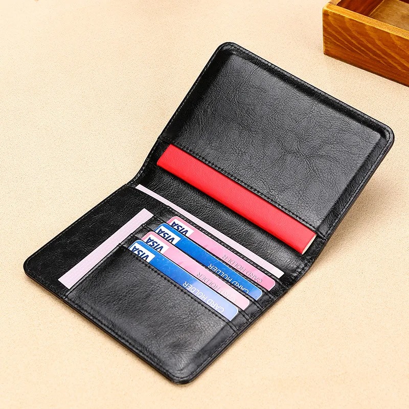 Unisex Genuine Leather Passpor - Passport Wallet Rfid ulasan dan harga