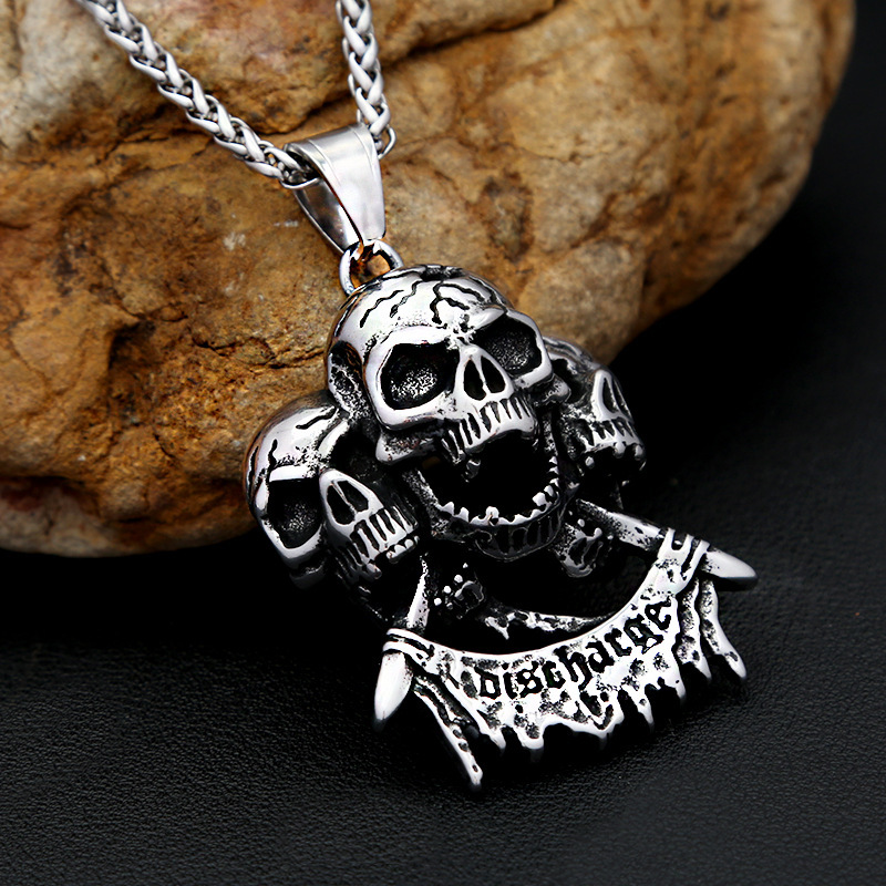 Domineering hip-hop rock style - Men Accessories Look ulasan dan harga