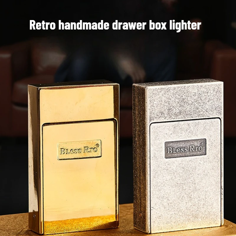 Retro Grinding Wheel Lighter O - Men Accessories Drawer ulasan dan harga