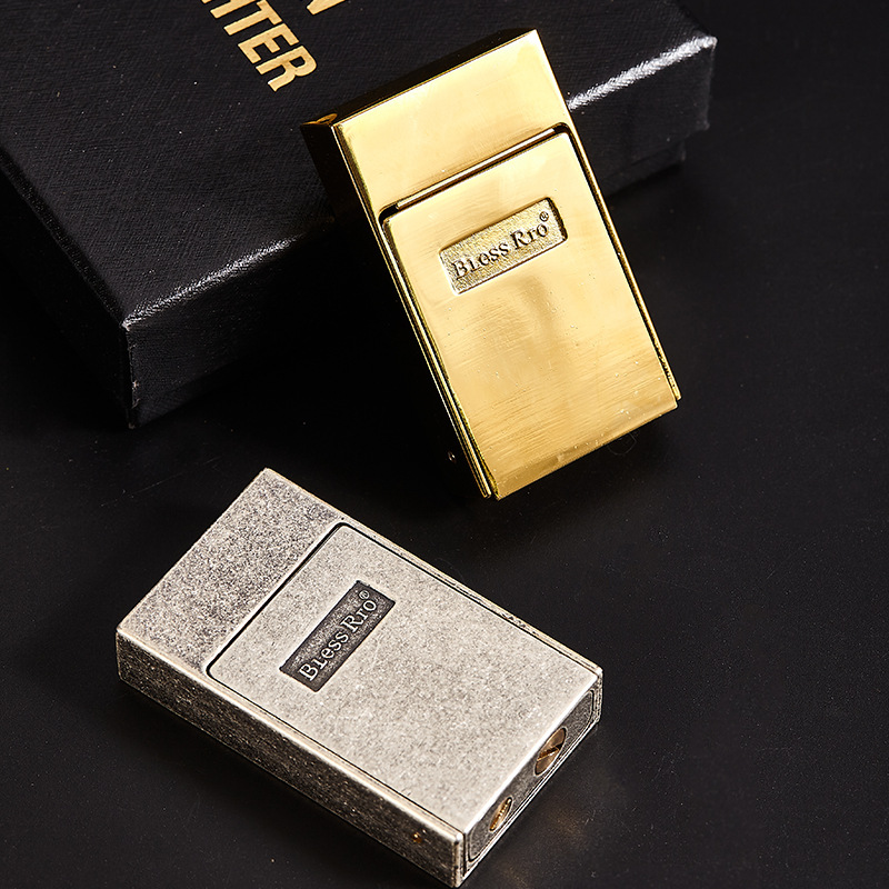 Retro Grinding Wheel Lighter O - Men Accessories Drawer ulasan dan harga