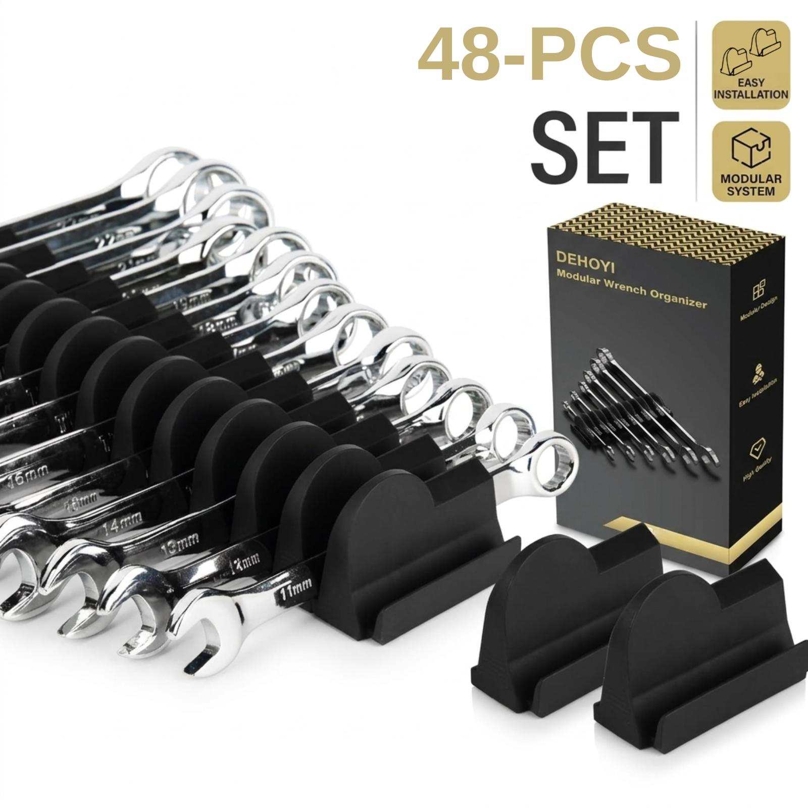 48Pcs Modular Wrench Organizer - Men Accessories Drawer ulasan dan harga