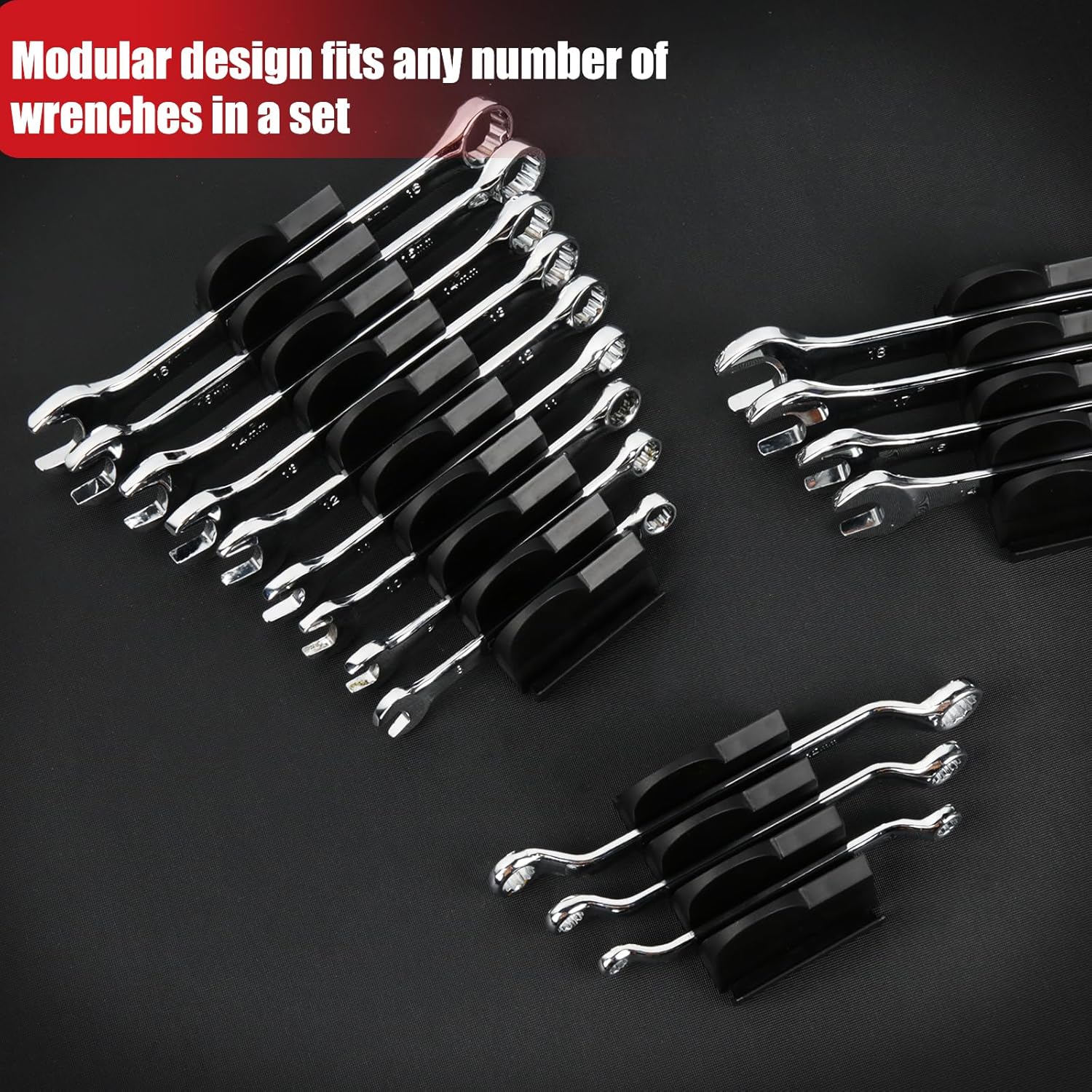 48Pcs Modular Wrench Organizer - Men Accessories Drawer ulasan dan harga