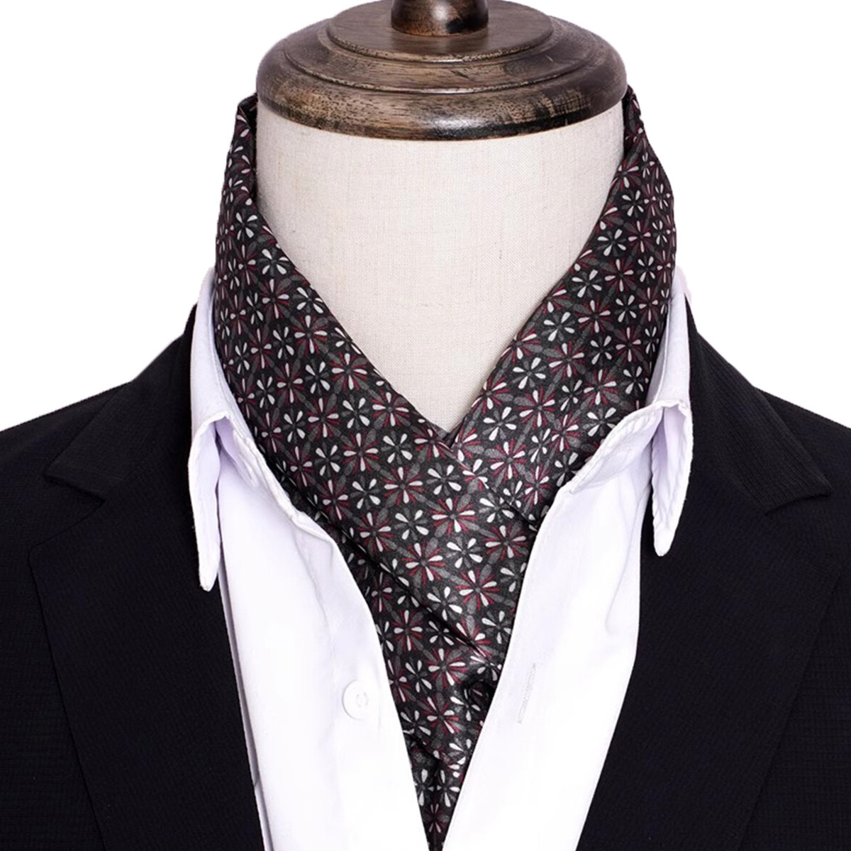 New Men's Stripe Silk Scarf Ho - Men Accessories Sale ulasan dan harga