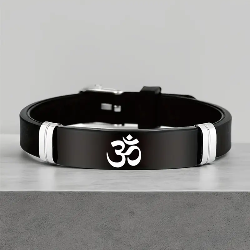 Stainless Steel Indian Sanskri - Men Accessories India ulasan dan harga
