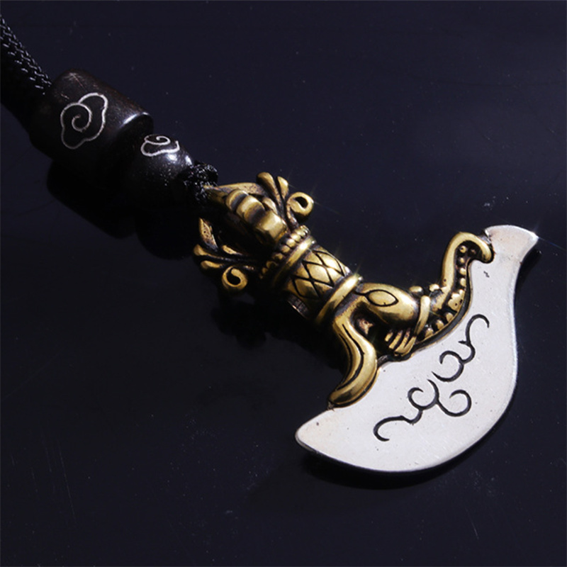 Ethnic Style Vajra Axe Pendant - Men Accessories Ethnic ulasan dan harga