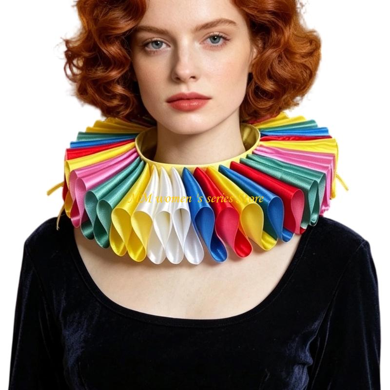 Q39C Pleated Collar Costume Ac - Men Accessories Look ulasan dan harga