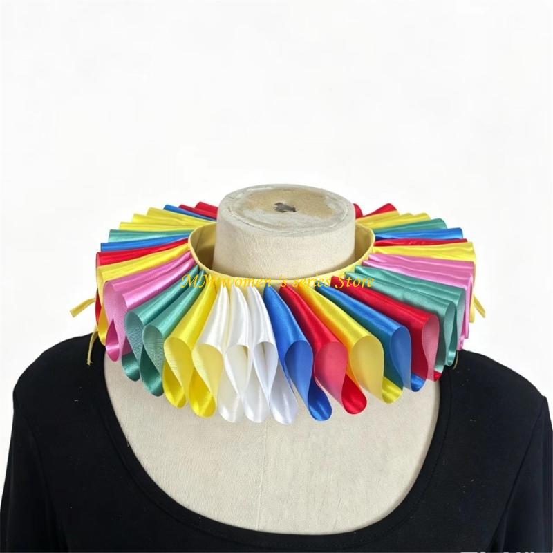 Q39C Pleated Collar Costume Ac - Men Accessories Look ulasan dan harga