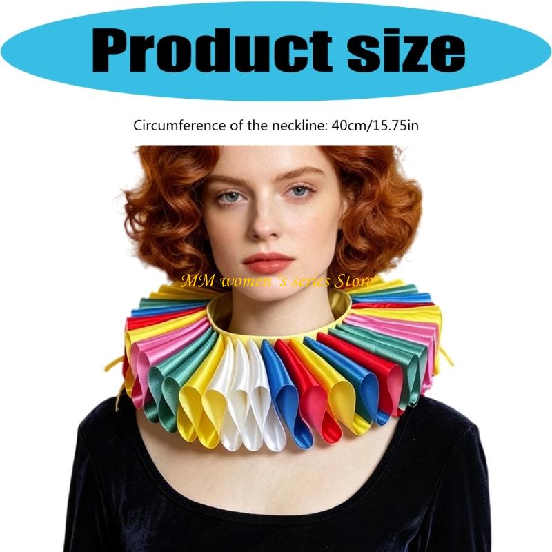 Q39C Pleated Collar Costume Ac - Men Accessories Look ulasan dan harga