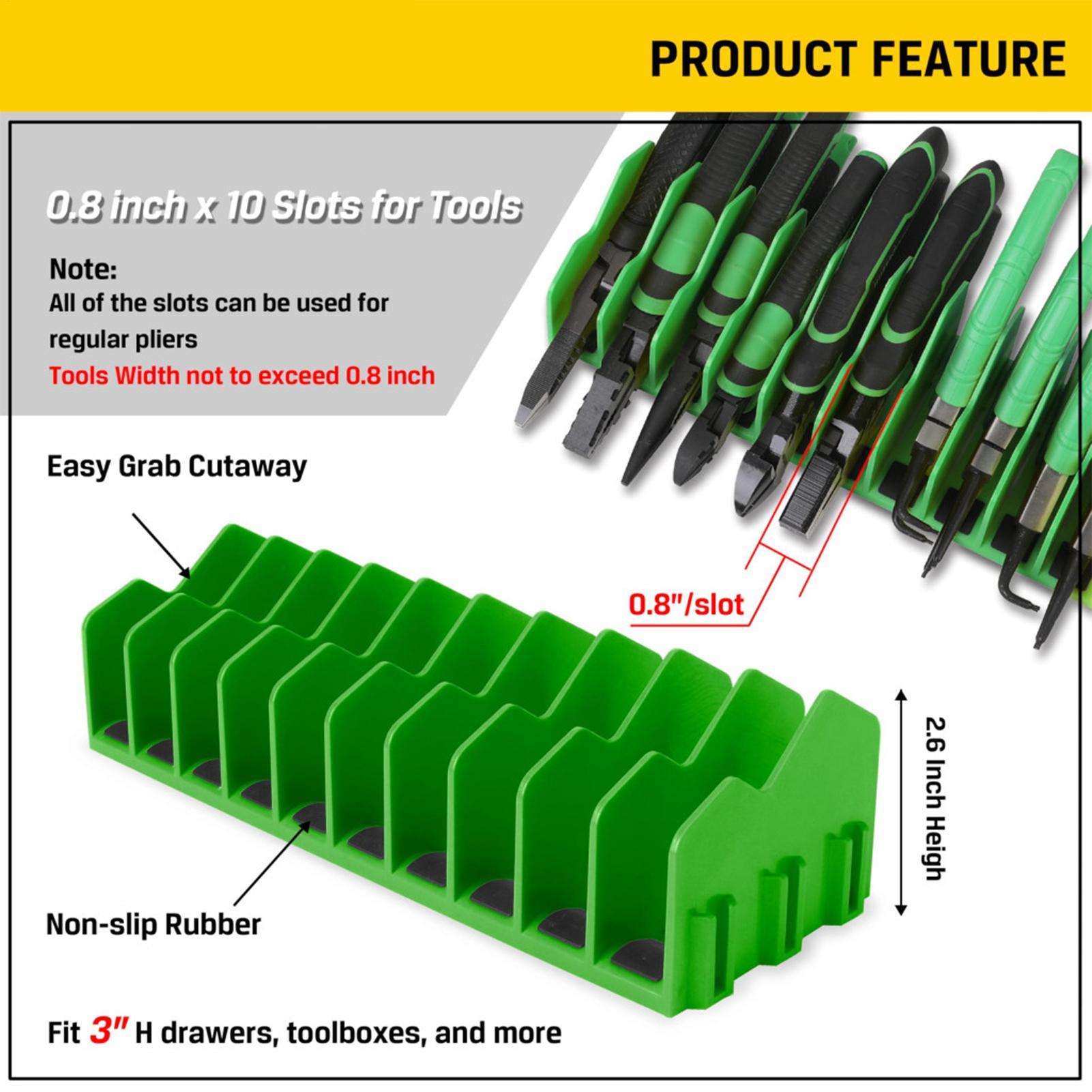 Plier Organizer Rack 10-Slot T - Men Accessories Drawer ulasan dan harga