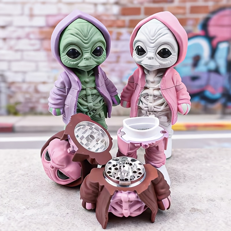 Funny Alien Herb Grinder Spice - Men Accessories To Gift ulasan dan harga