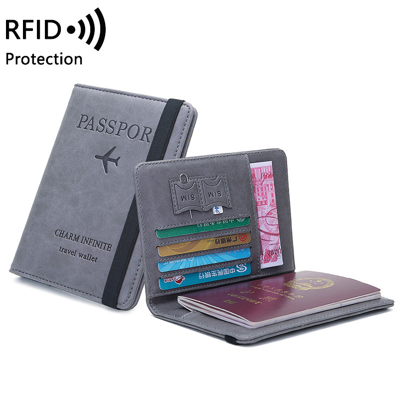 Unisex PU Leather Passport Hol - Passport Wallet Rfid ulasan dan harga