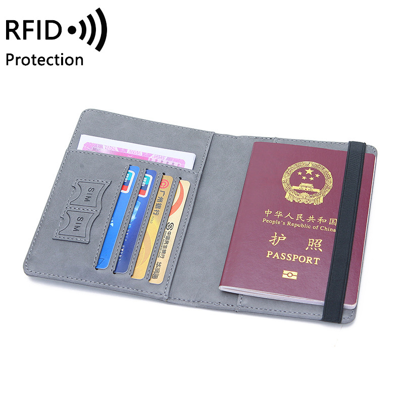 Unisex PU Leather Passport Hol - Passport Wallet Rfid ulasan dan harga