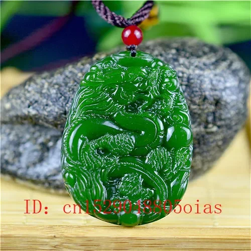 Natural Green Chinese Jade Dra - Men Accessories To Gift ulasan dan harga