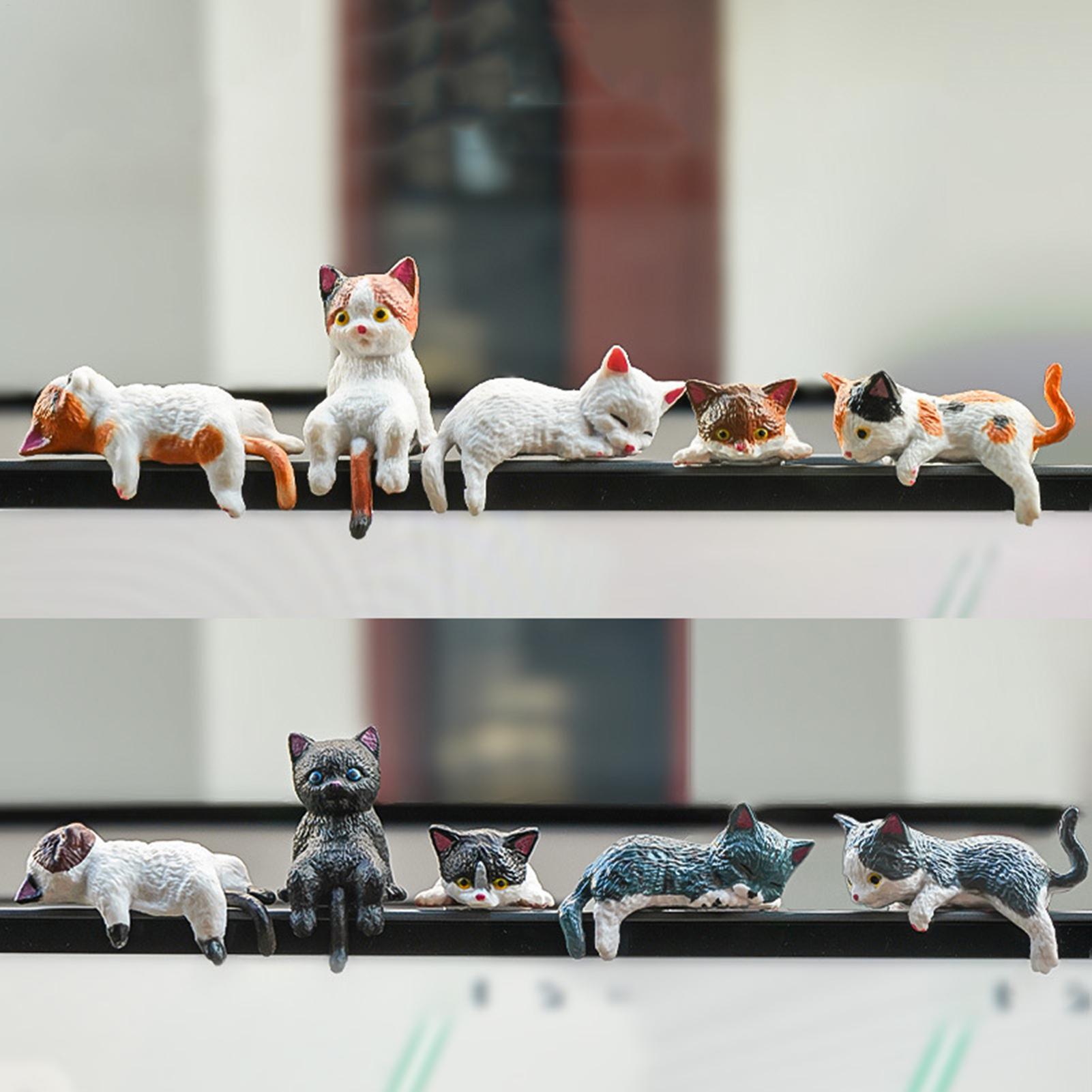 10pcs Cute Mini Cat Ornament C - Men Accessories India ulasan dan harga