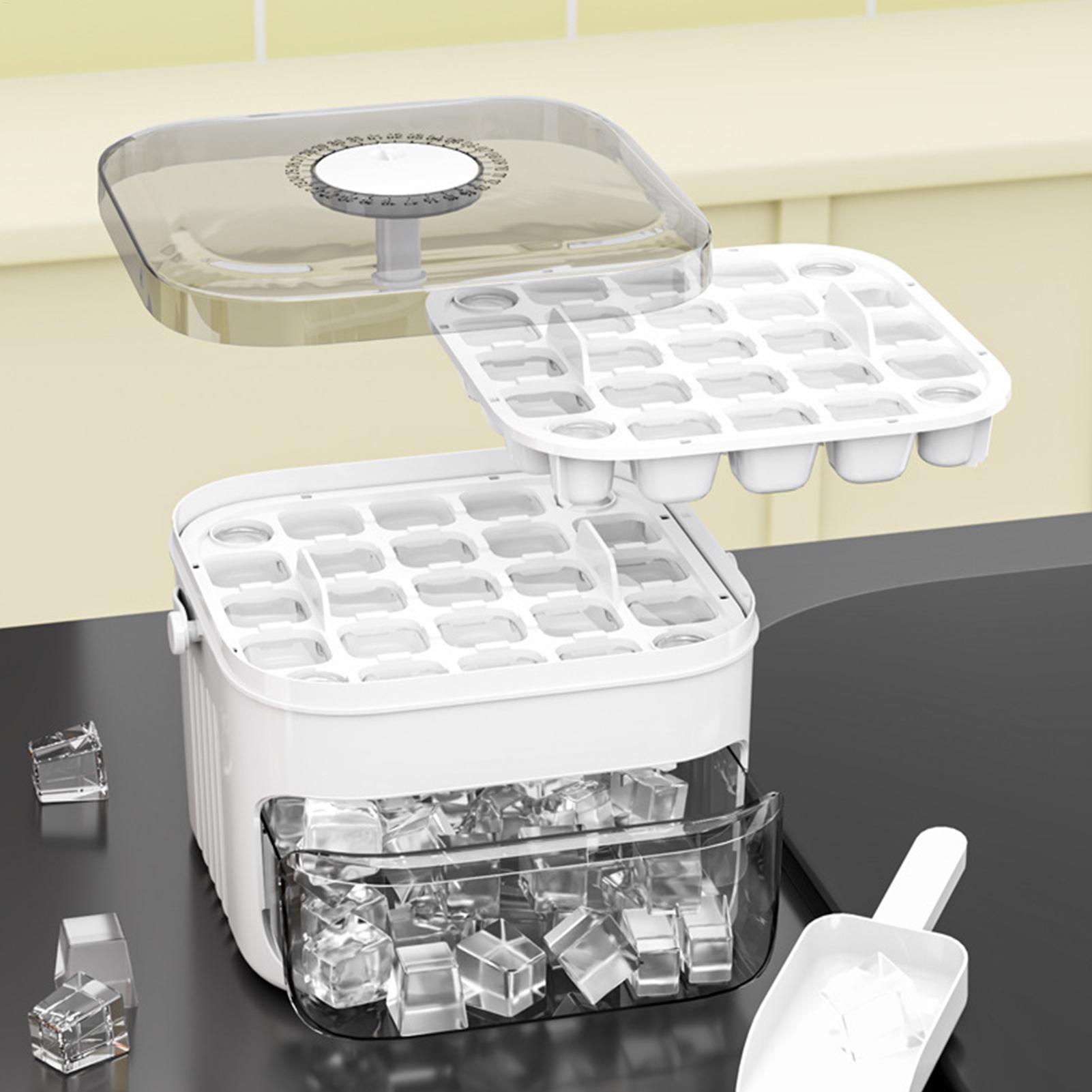 Compact Double Layer Ice Cube  - Men Accessories Drawer ulasan dan harga