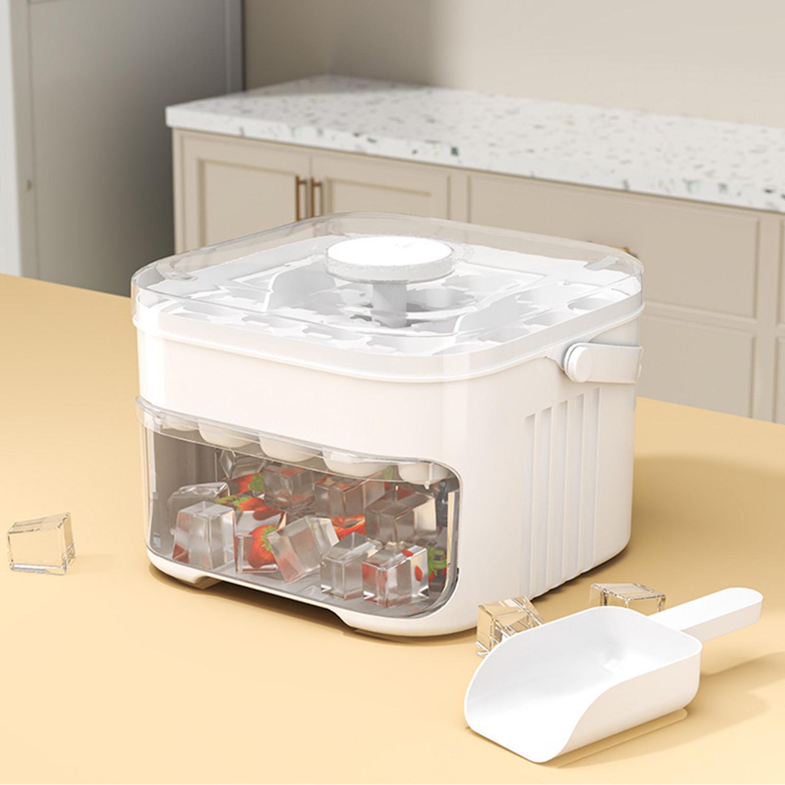 Compact Double Layer Ice Cube  - Men Accessories Drawer ulasan dan harga