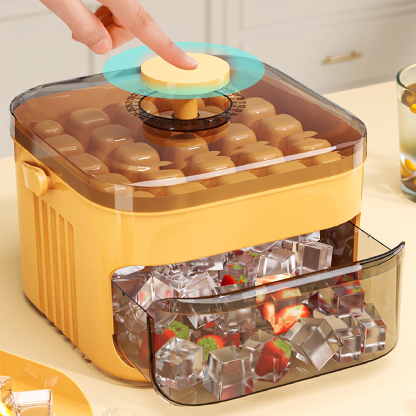 Compact Double Layer Ice Cube  - Men Accessories Drawer ulasan dan harga
