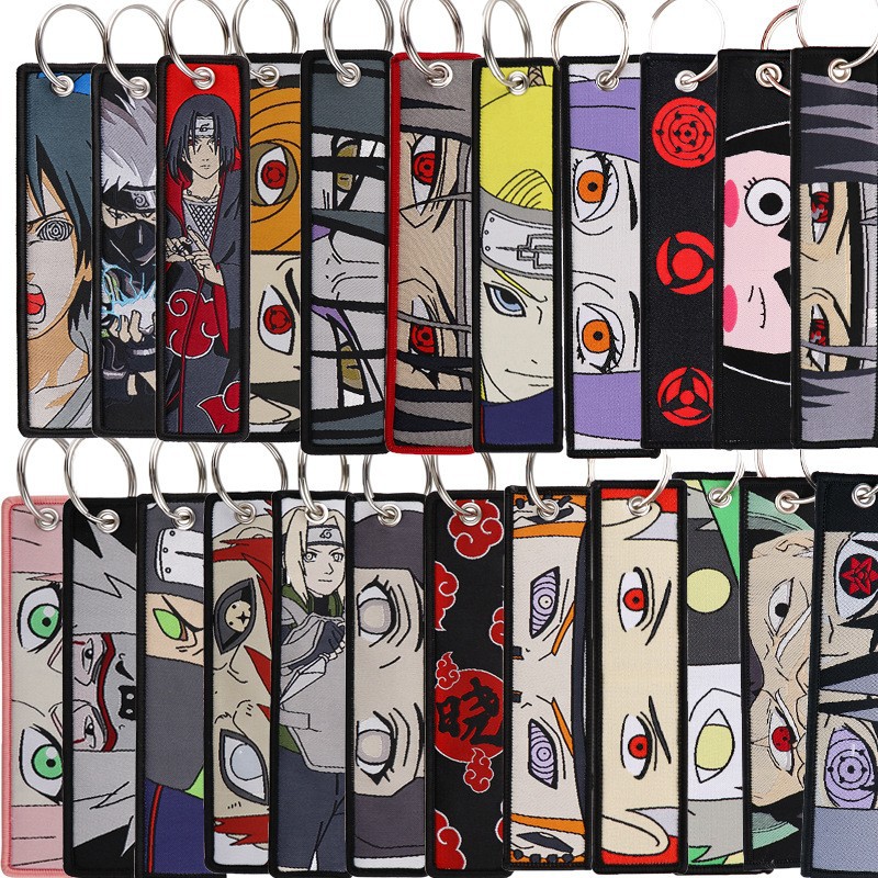 Anime Naruto Embroidery Key Fo - Men Accessories Sale ulasan dan harga