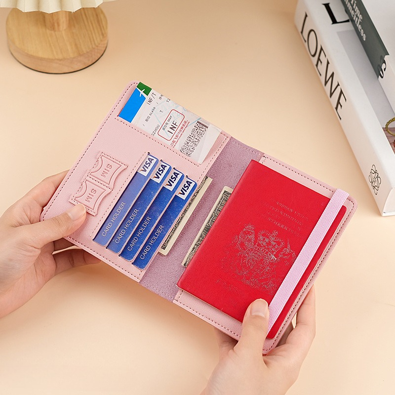 PU Leather Passport Cover, Mul - Passport Wallet Rfid ulasan dan harga
