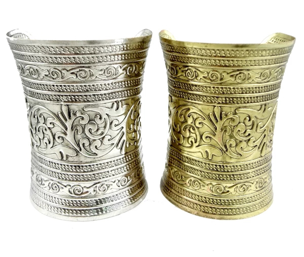 Vintage Alloy Wide Cuff Bracel - Men Accessories India ulasan dan harga