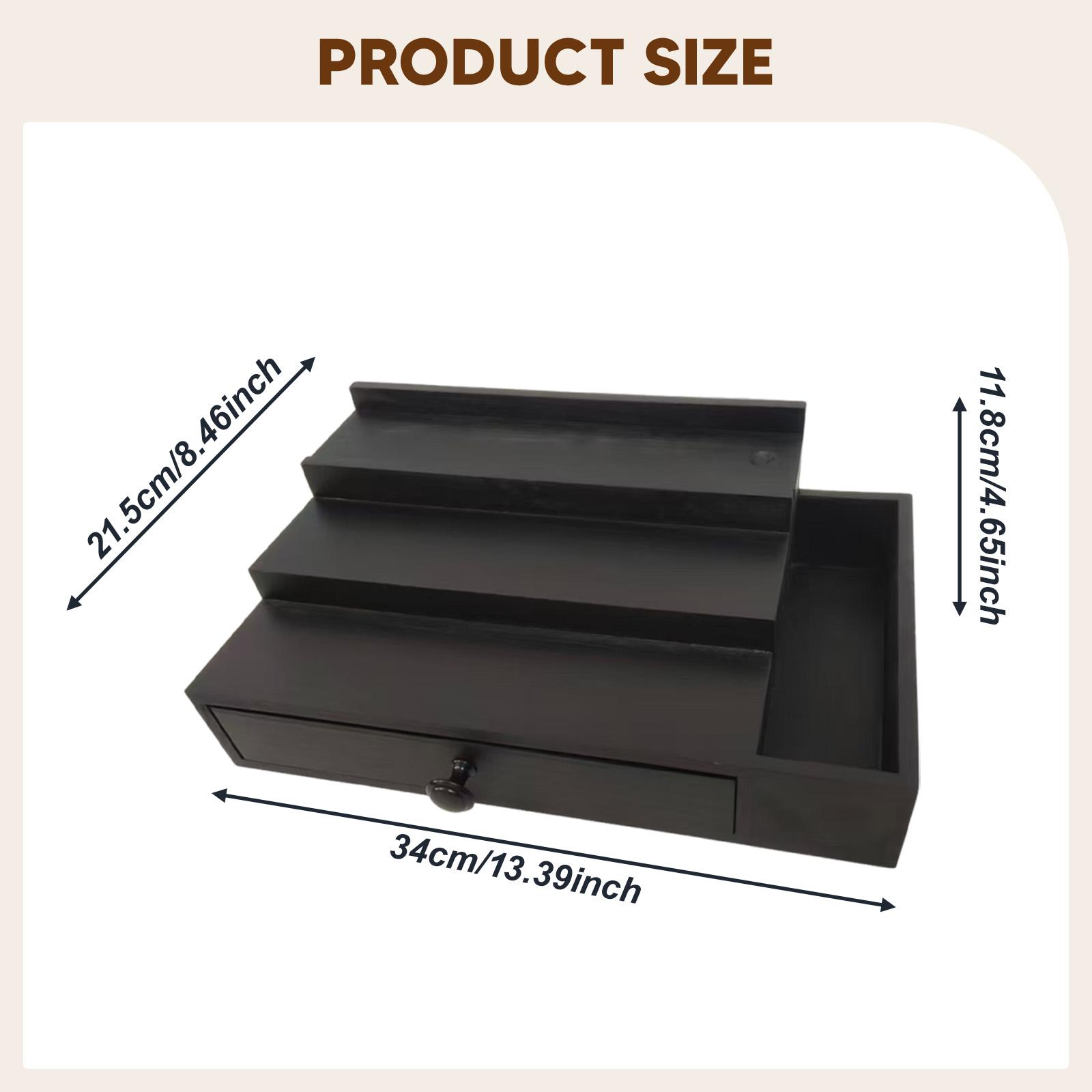Perfume Organizer Wood Three T - Men Accessories Drawer ulasan dan harga