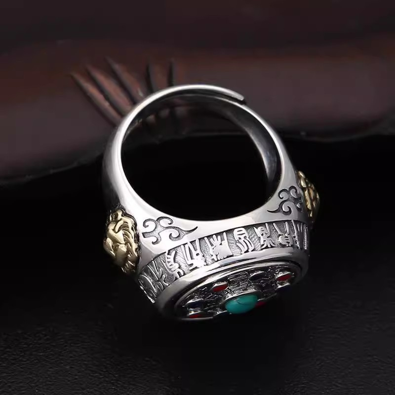Ethnic Style Colored Enamel Ri - Men Accessories Ethnic ulasan dan harga
