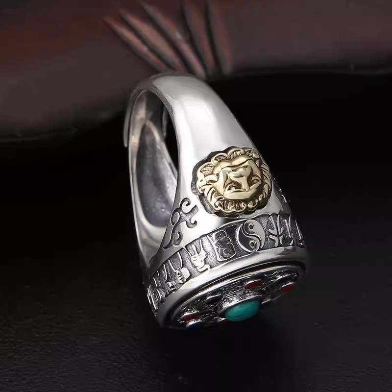 Ethnic Style Colored Enamel Ri - Men Accessories Ethnic ulasan dan harga
