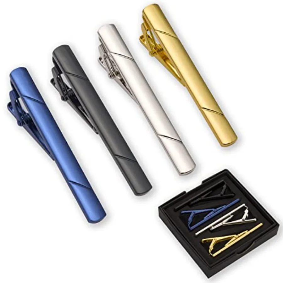 4Pcs Tie Clips For Men Tie Bar - Men Accessories To Gift ulasan dan harga