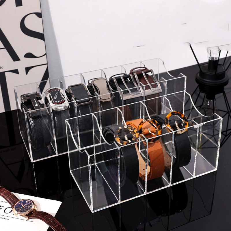 Clear Acrylic Belt Organizer w - Men Accessories Drawer ulasan dan harga