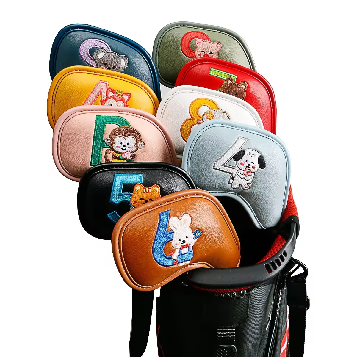 9Pcs Cute Cartoon Animal Golf  - Men Accessories To Gift ulasan dan harga
