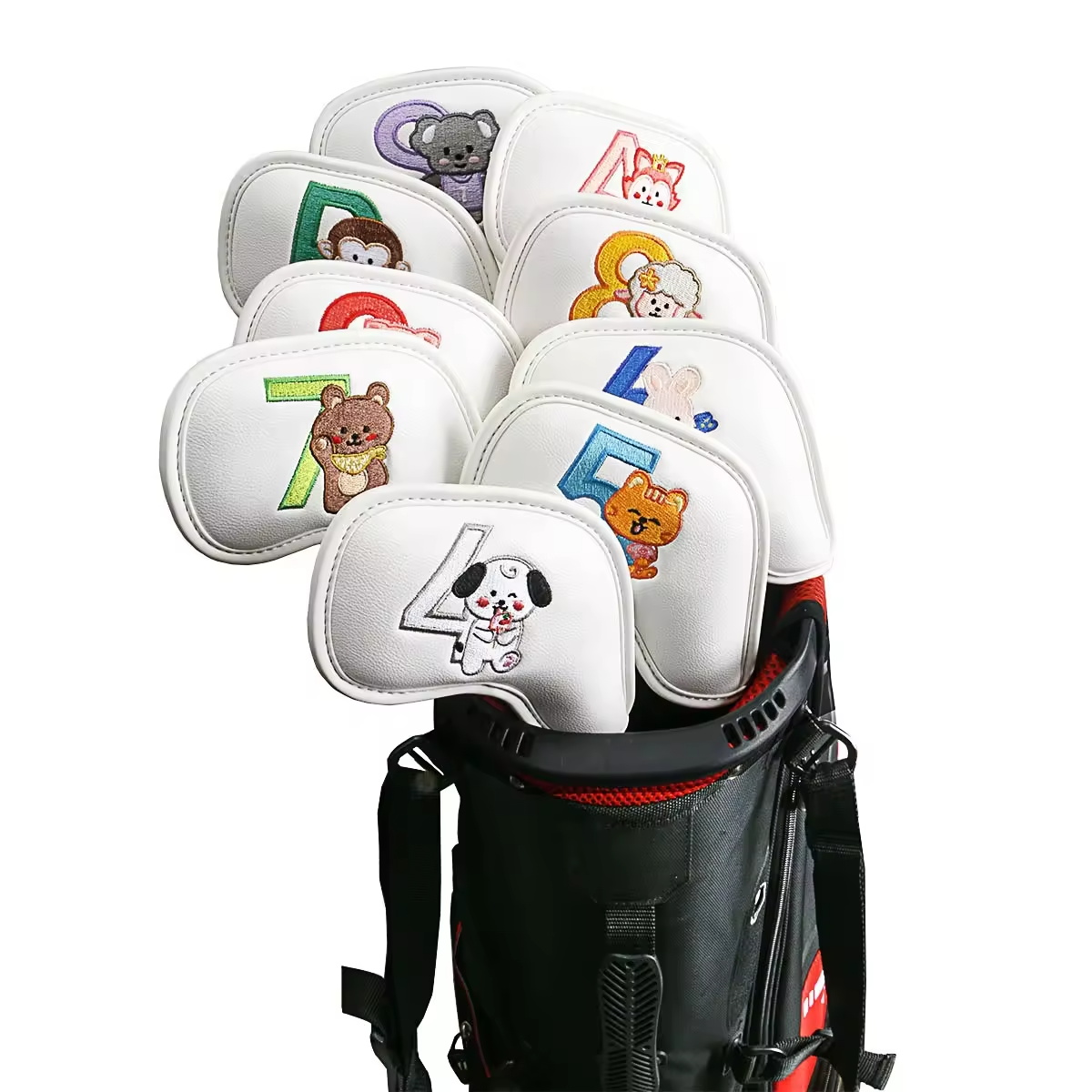 9Pcs Cute Cartoon Animal Golf  - Men Accessories To Gift ulasan dan harga
