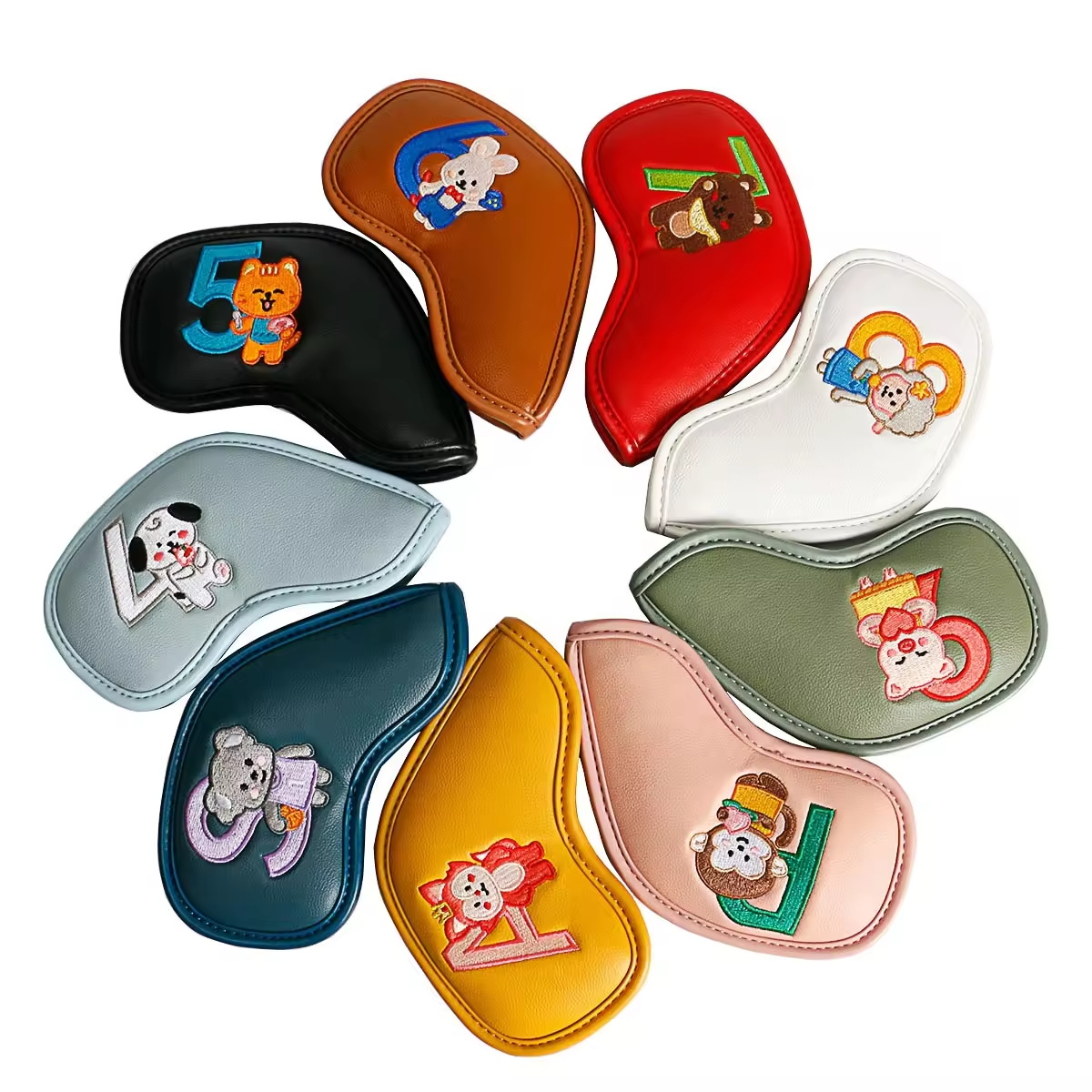 9Pcs Cute Cartoon Animal Golf  - Men Accessories To Gift ulasan dan harga