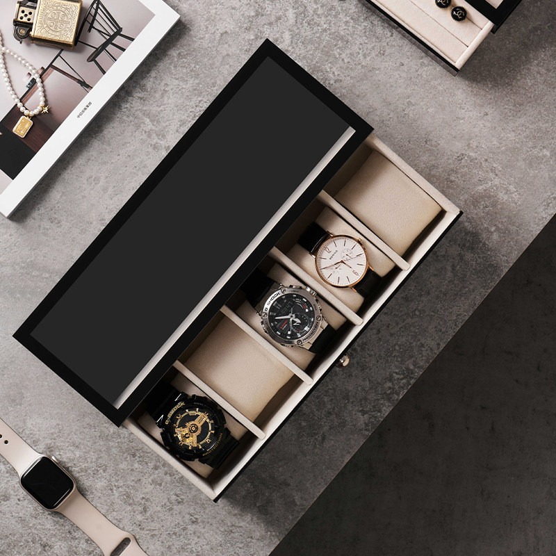 Plastic Watch Boxes Luxury 5/8 - Men Accessories Drawer ulasan dan harga