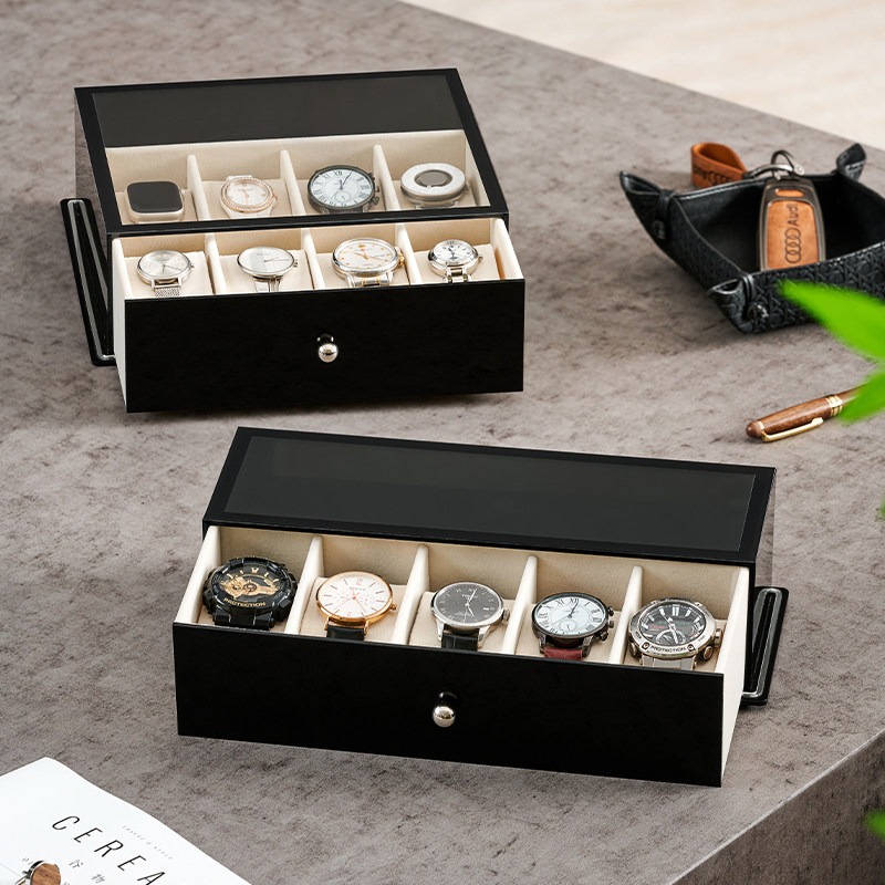 Plastic Watch Boxes Luxury 5/8 - Men Accessories Drawer ulasan dan harga