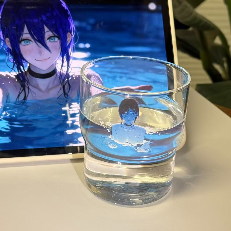 Reze Glass Cup Chainsaw Man Cu - Men Accessories Look ulasan dan harga