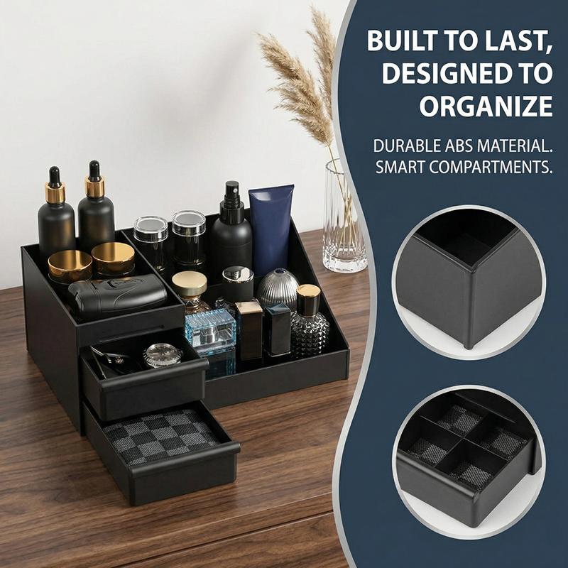 3-in-1 Men’s Perfume Organizer - Men Accessories Drawer ulasan dan harga