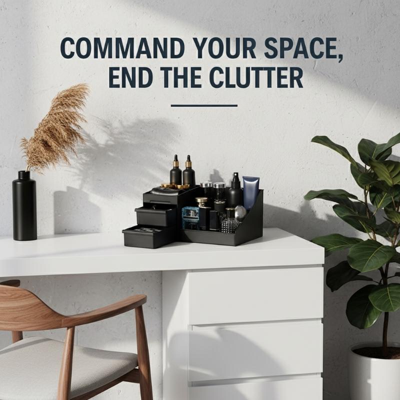 3-in-1 Men’s Perfume Organizer - Men Accessories Drawer ulasan dan harga