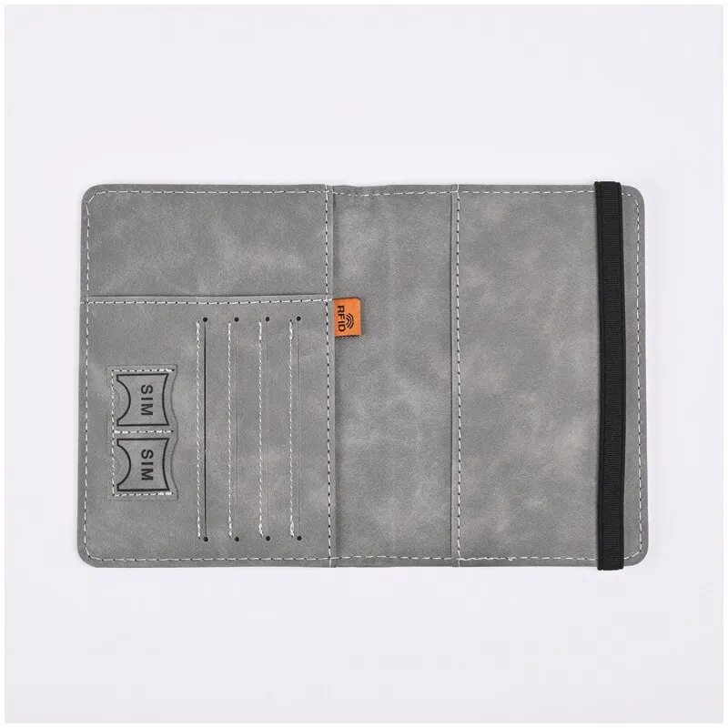 Men PU Leather Wallet Travel P - Passport Wallet Rfid ulasan dan harga