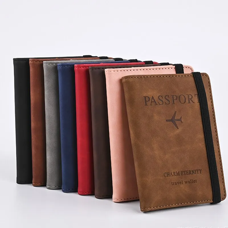 Men PU Leather Wallet Travel P - Passport Wallet Rfid ulasan dan harga
